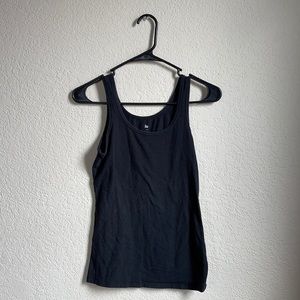 Black tank top